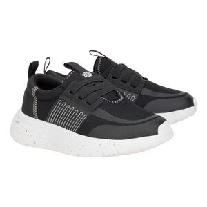 HEYDUDE Men's Kid Sirocco Play Varsity (Toddler), Black, 5 Medium